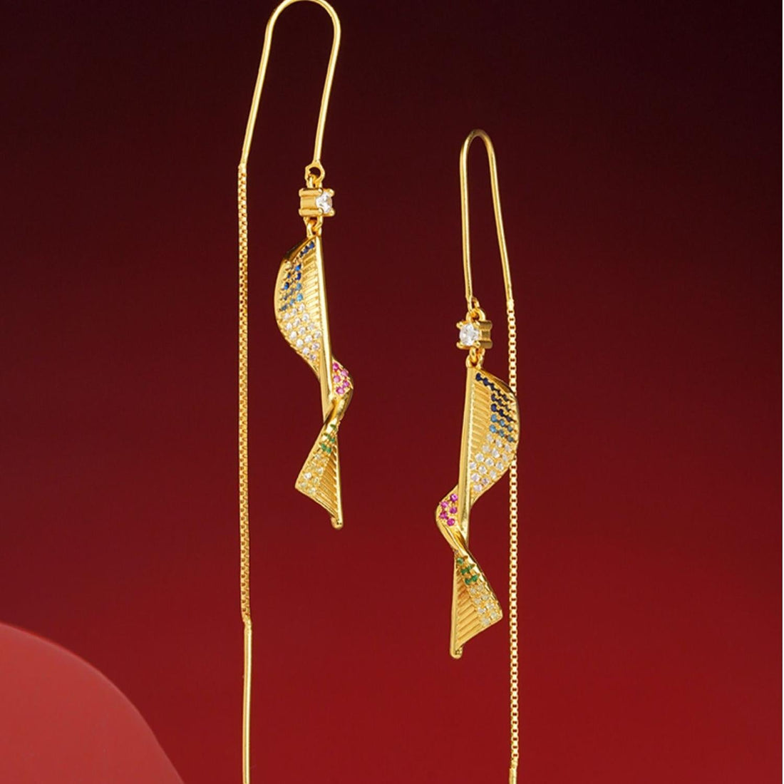 tibetan-buddhist · Fanghua Ruyi Earrings – Handmade 925 Silver Jewelry