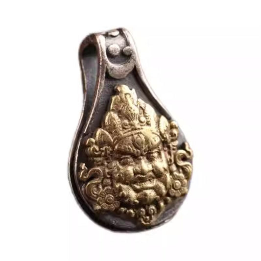 tibetan-buddhist silver yellow Tara clip DIY jewelry Tibetan Buddhist Jewelry