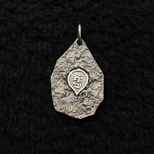Zakiram Pendant Gold & Silver | Tibetan Buddhist Handcrafted Jewelry