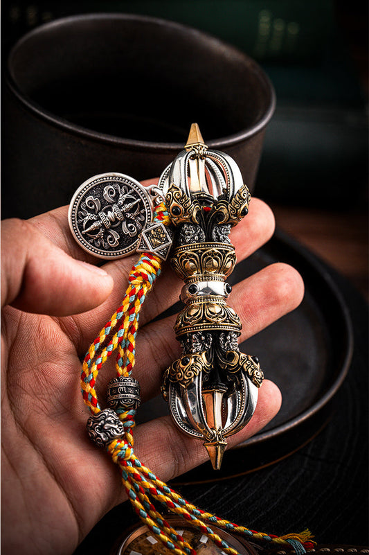 tibetanbuddhist-culture-handheld-protector-vajra-five-pronged-decorative-spiritual-tool