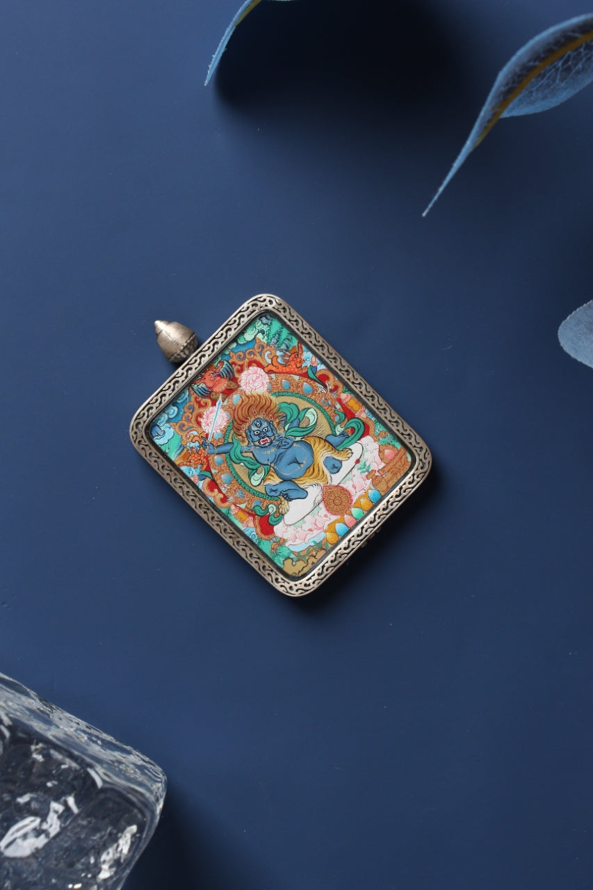 The Immovable Shield: Strength and Protection with the Acala Thangka