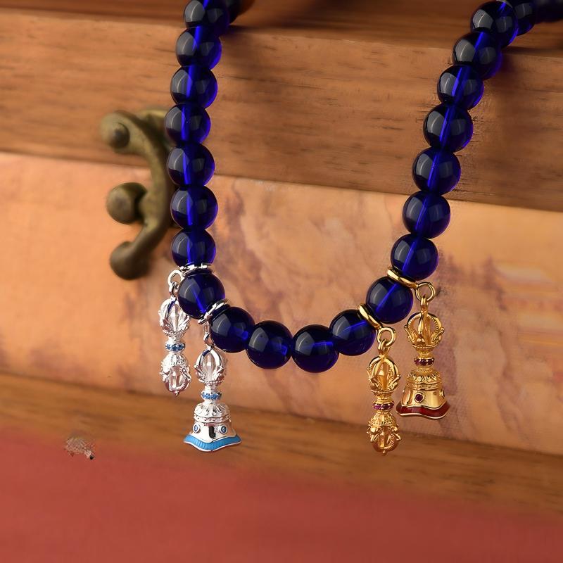 Tibetan-Buddhist Jewelry Culture handmade sterling silver 108 mala accessories, a complete set of Jewelry art components.
