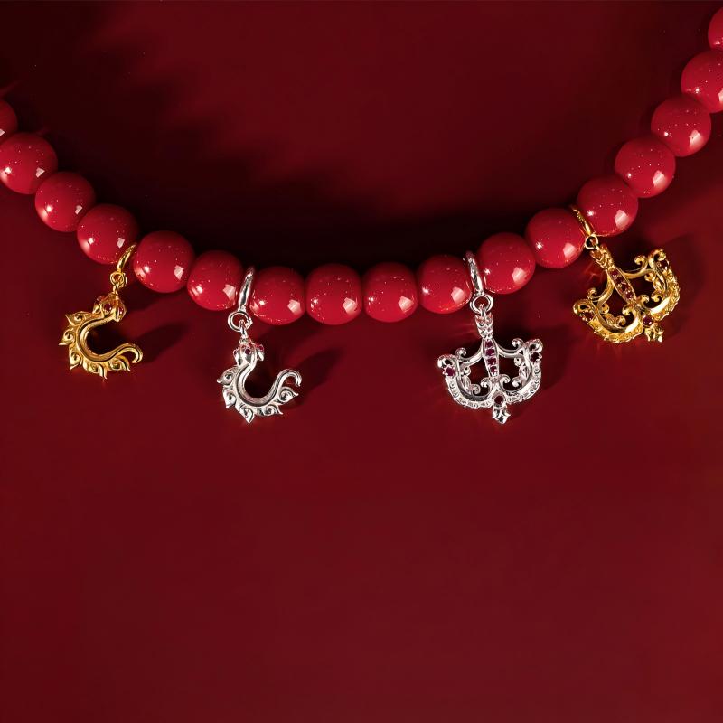 Tibetan Buddhist Jewelry Culture handmade gold-plated silver bow and arrow necklace, a romantic piece of Jewelry art for attraction.
