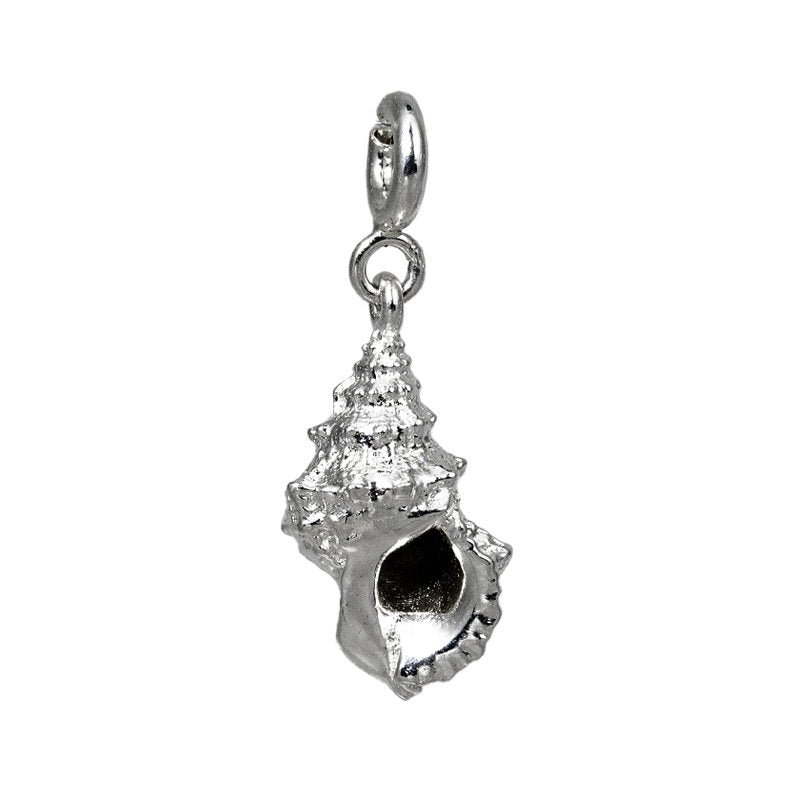  Bespoke silver gilded sea shell amulet, a masterpiece of spiritual resonance and Tibetan Buddhist Jewelry Culture.

