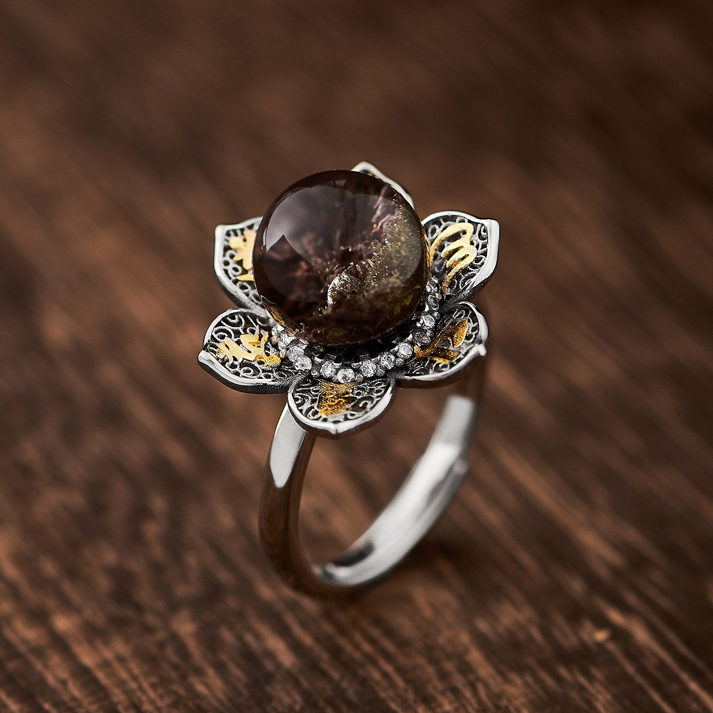 Tibetan hollow lotus mantra silver open ring, unisex finger ring for protection, spiritual energy, and fashion, Tibetan Buddhist Jewelry Culture Jewelry art