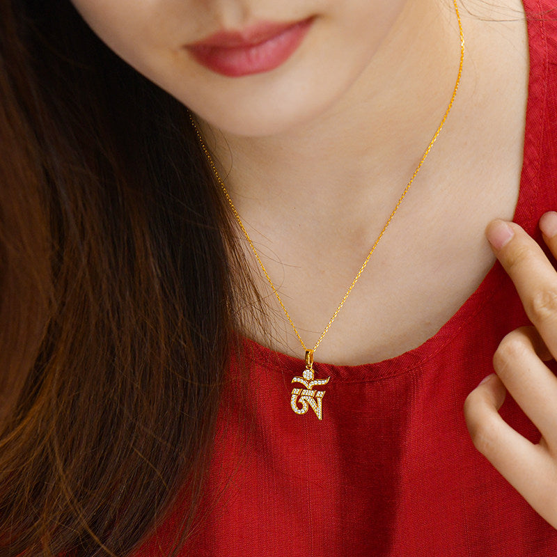 Tibetan Buddhist Jewelry Culture: Hand-carved S925 silver Ping An pendant representing the pinnacle of Buddhist sacrificial items art and craftsmanship.