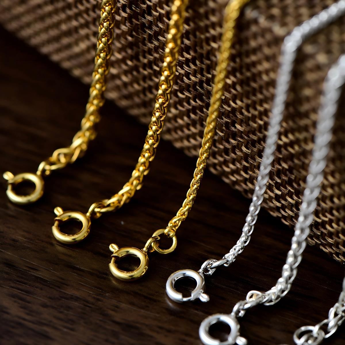 Artisan-crafted silver Bodhicitta chain for mental clarity, perfect for spiritual mindfulness and Jewelry art style.
