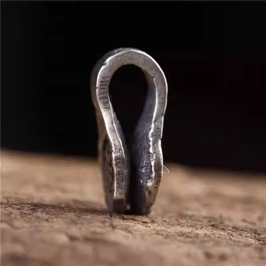 Hand-painted silver flower counter with copper-inlaid Galsang petals, showcasing Tibetan Buddhist Jewelry Culture and Jewelry art.