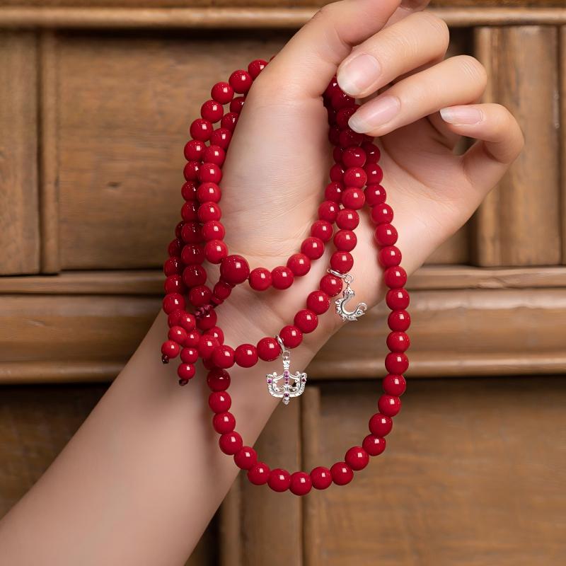  Bespoke silver gilded flower hook amulet, a masterpiece of spiritual magnetism and Tibetan Buddhist Jewelry Culture.