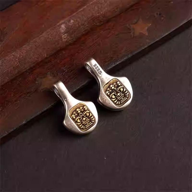 Exquisite Star-Moon Bodhi spiritual jewelry components, a unique artifact rooted in Tibetan Buddhist Jewelry Culture for wisdom.