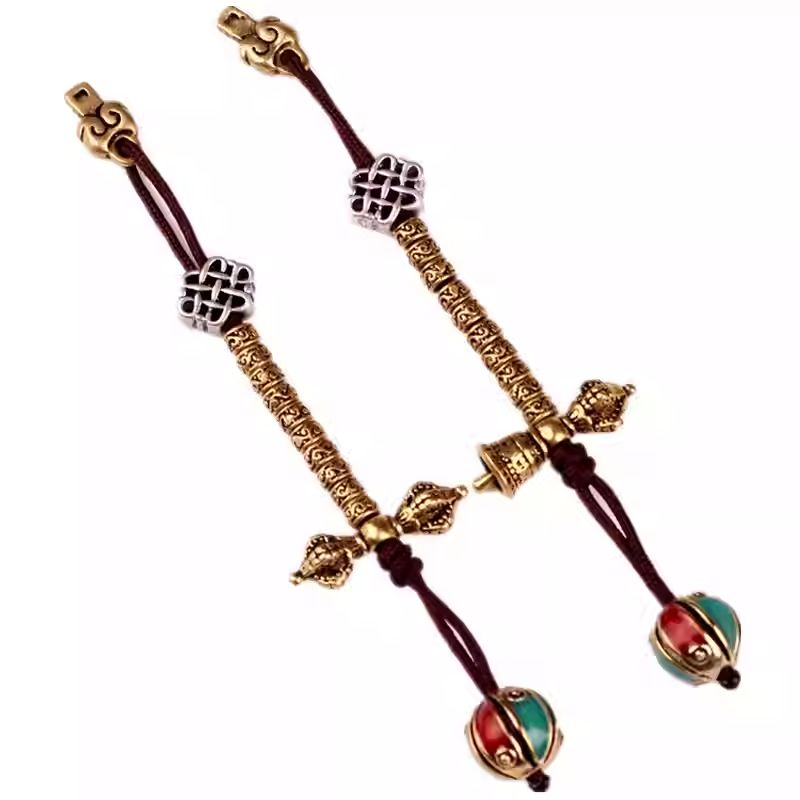 Exquisite Star-Moon Bodhi spiritual jewelry components, a unique artifact rooted in Tibetan Buddhist Jewelry Culture for wisdom.