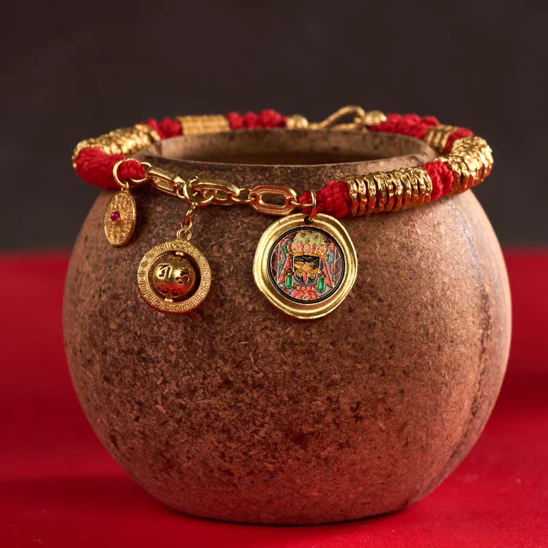 Tibetan mantra wrap bracelet, handcrafted for luck, prosperity, and positive energy, merging Tibetan Buddhist jewelry culture with jewelry art.