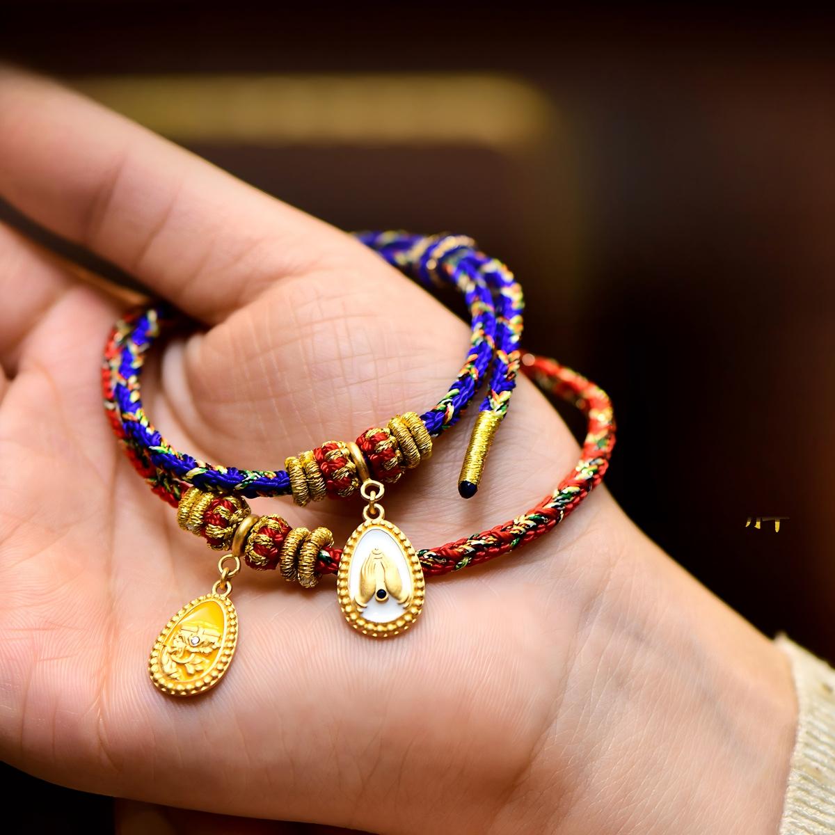 Tibetan Buddhist Jewelry Culture: Traditional silver gilded amulet reflecting ancient Tibetan Buddhist culture and spiritual well-being.