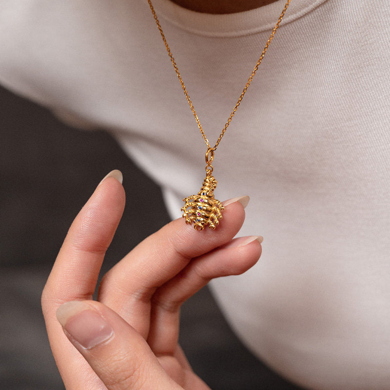 Bespoke silver sacred scorpion amulet, a masterpiece of spiritual defense and Tibetan-Buddhist Jewelry Culture.