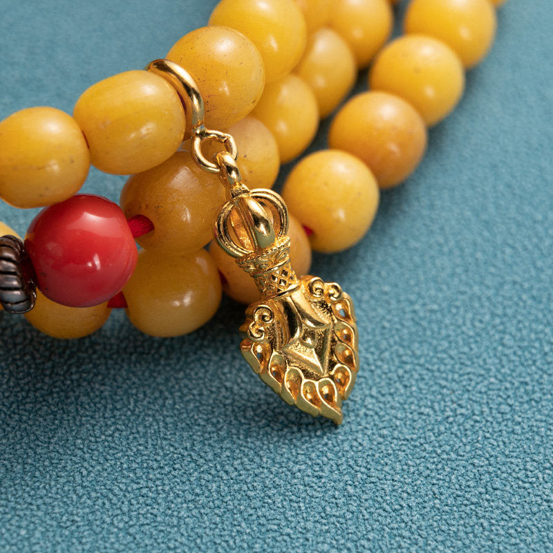  Traditional Manjushri Wisdom Sword silver necklace, handmade for premium spiritual Jewelry art.