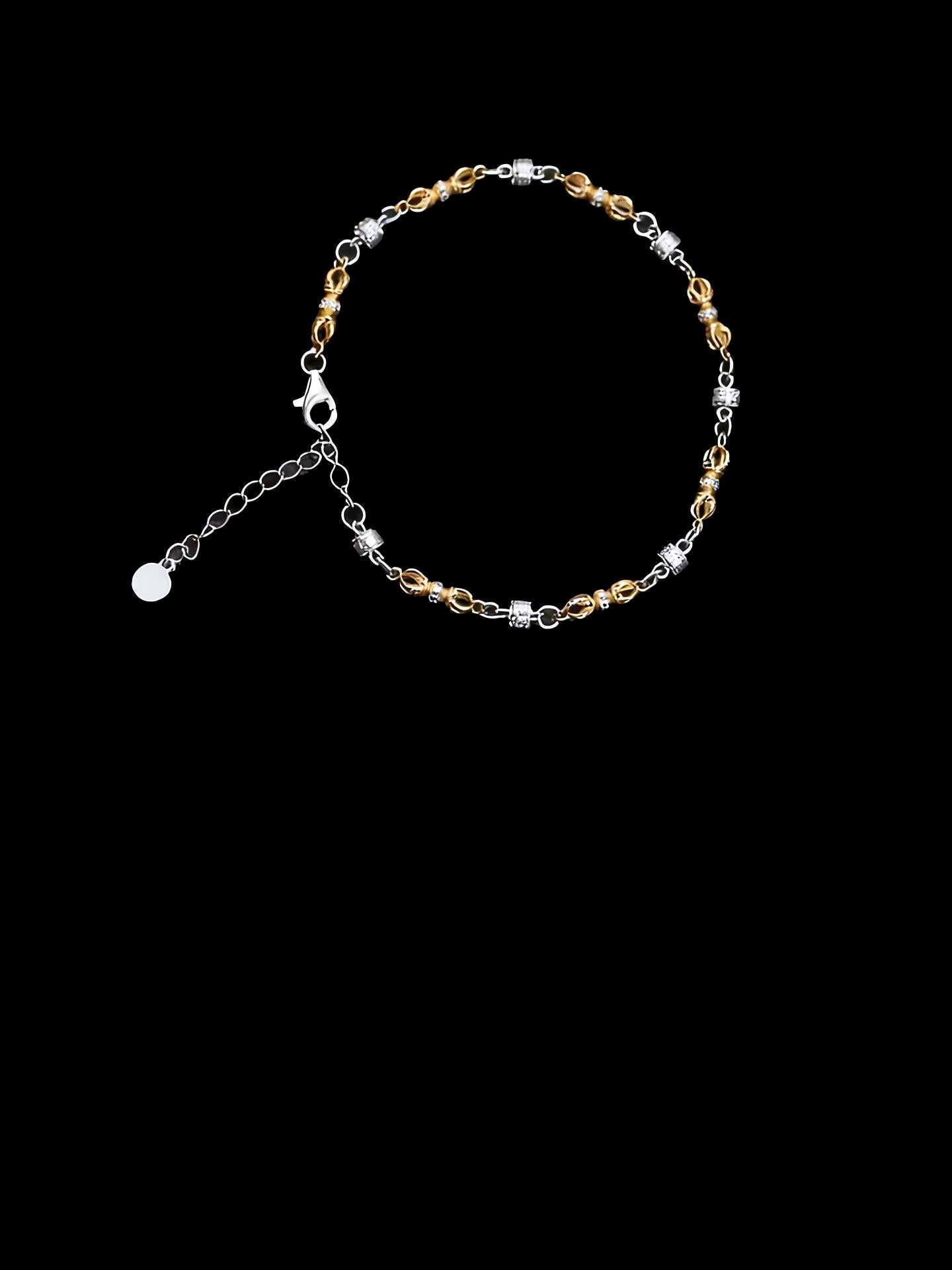 Artisan-crafted pure silver Vajra pestle wristband for meditation and daily wear, a unique piece of Tibetan Buddhist sacrificial implements culture jewelry.