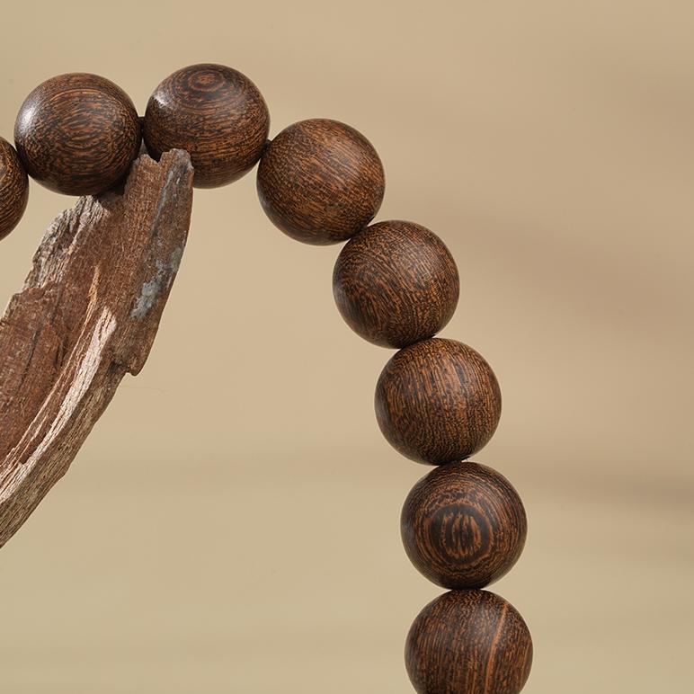 Golden Thread Nanmu Enlightenment Set - Tibetan Buddhist Jewelry Art with Sacred Symbolism. This complete mala set showcases exquisite golden silk nanmu wood beads with natural golden threads, combined with traditional cinnabar spacers and deep blue glass accents. Each element contains profound Buddhist meaning, handmade by skilled artisans practicing Tibetan jewelry art traditions. A comprehensive spiritual tool for meditation, prayer, and enlightenment practices in authentic Himalayan style.