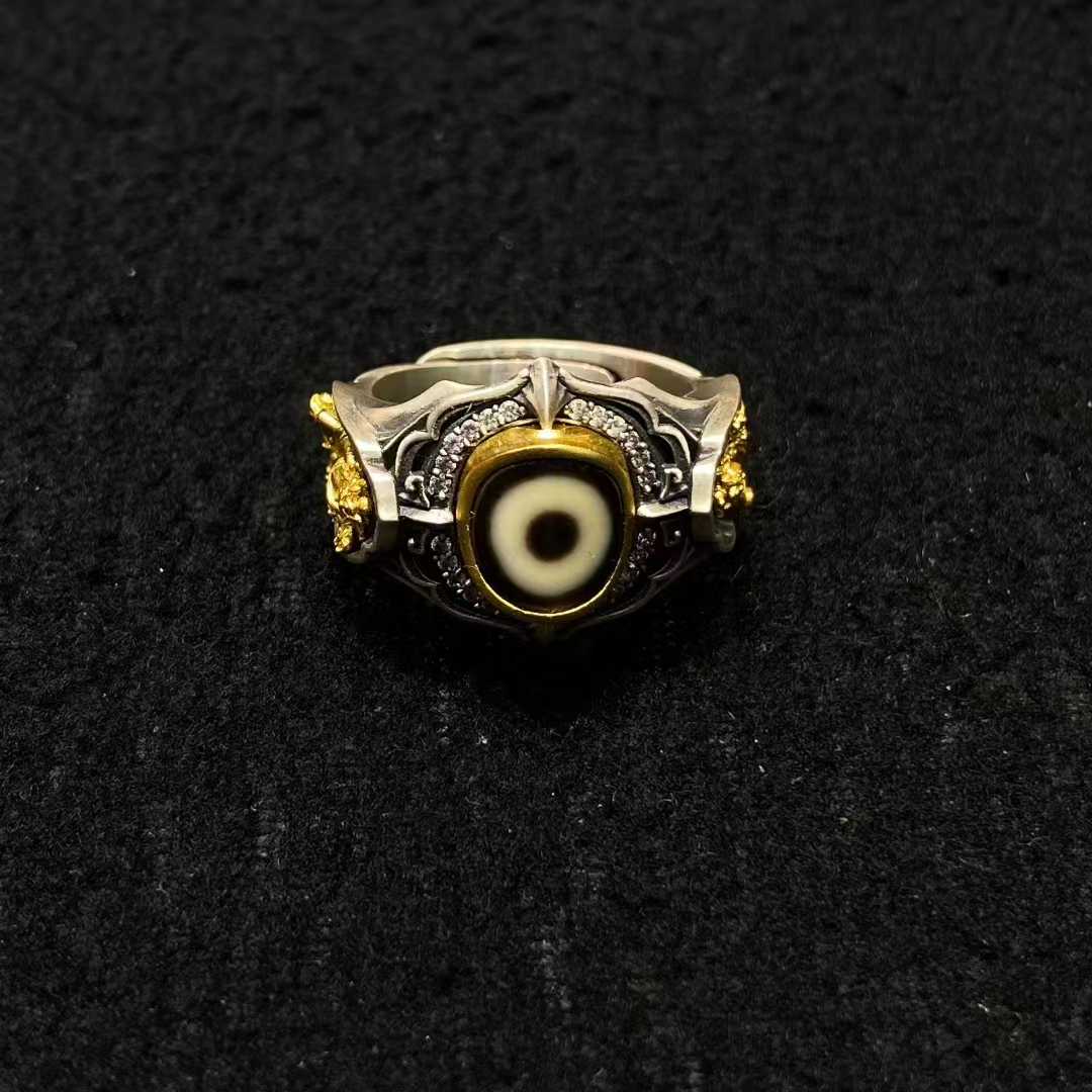 Sacred Green Tara protection ring in S925 silver represents Tibetan Buddhist jewelry art, offering spiritual safeguarding through intricate metalwork.