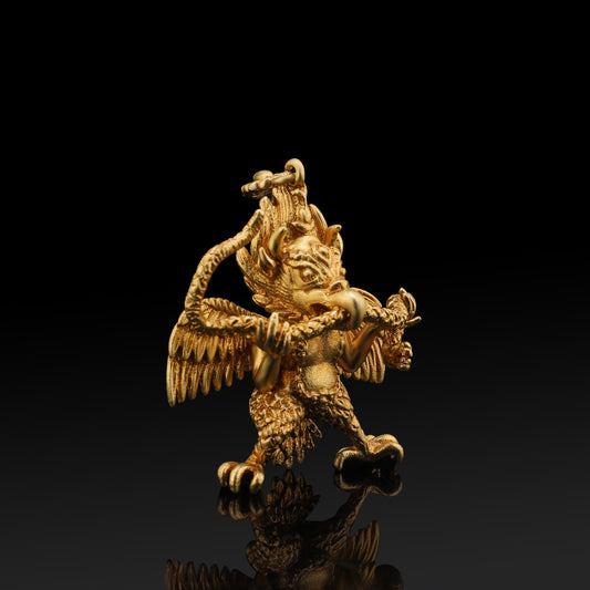 The Garuda symbolizes overcoming obstacles, attracting abundance, and enhancing prosperity in one's life.