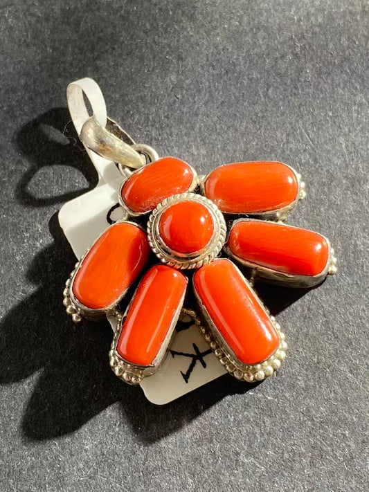 Pure hand-painted red pendant with Tibetan Buddhist craftsmanship. Symbolizing protection and wisdom, this pendant makes a meaningful accessory for spiritual practice.