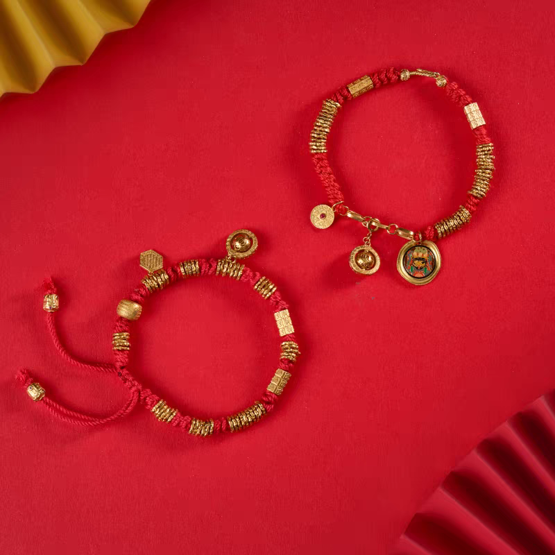 Spiritual Tibetan Six-Syllable Mantra bracelet for men and women, handcrafted for meditation, protection, and attracting positive energy.