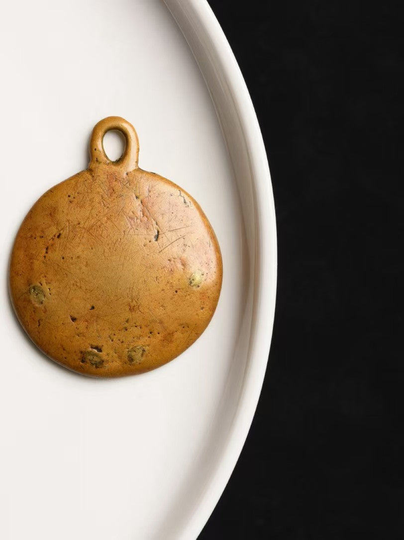 Tibetan Buddhist Armored Bear guardian pendant, meaningful jewelry art for daily wear or meditation.