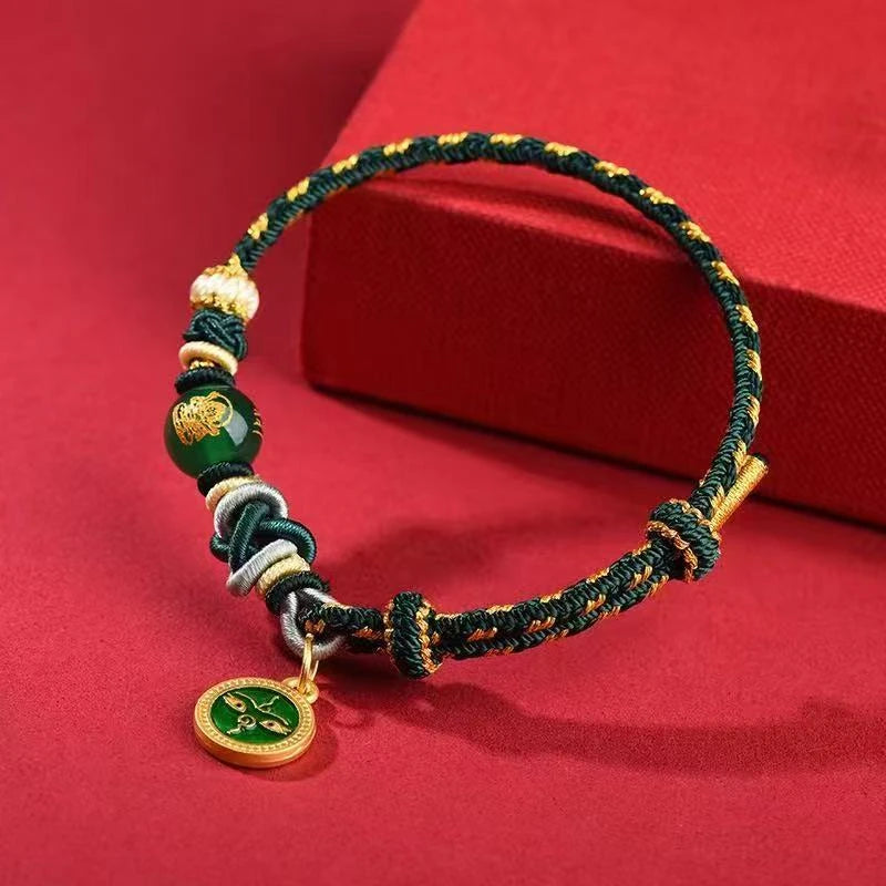 Tibetan Buddhist Jewelry Culture red string zodiac bracelet