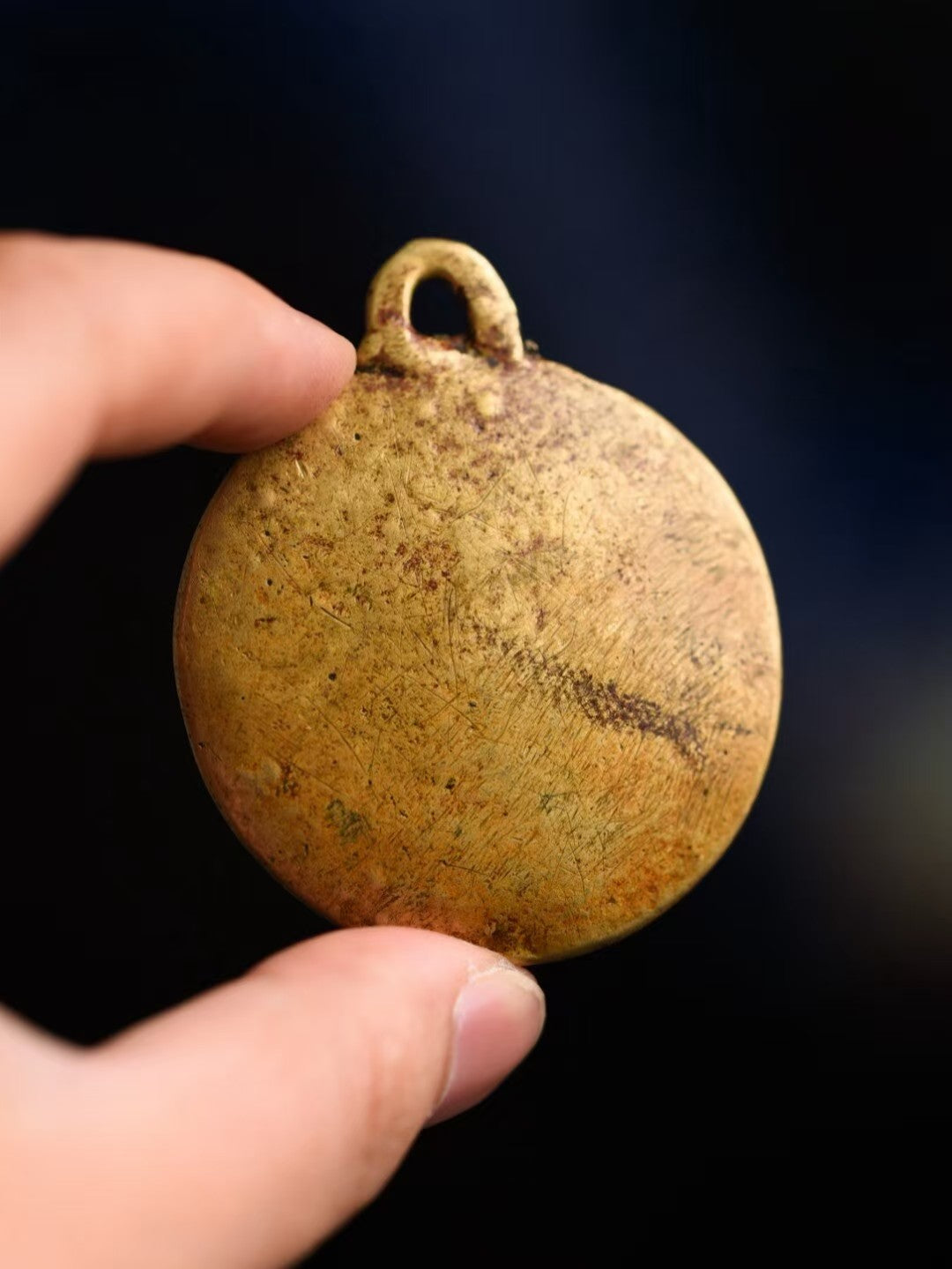 Tibetan guardian Hero Bear Nine Palace charm, pure hand-painted blue water jade Jewelry art inspired by Tibetan Buddhist Jewelry Culture for courage and stability.