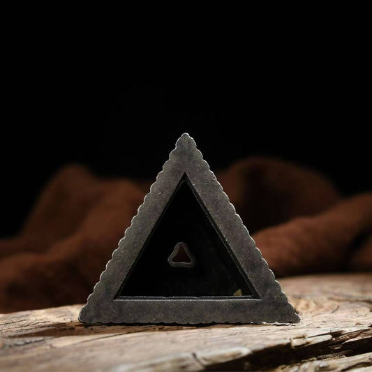 Alt Text: Handcrafted brass Vajra Phurba with iron base, symbolizing spiritual protection and strength. Perfect for Tibetan Buddhist rituals and altar decor.