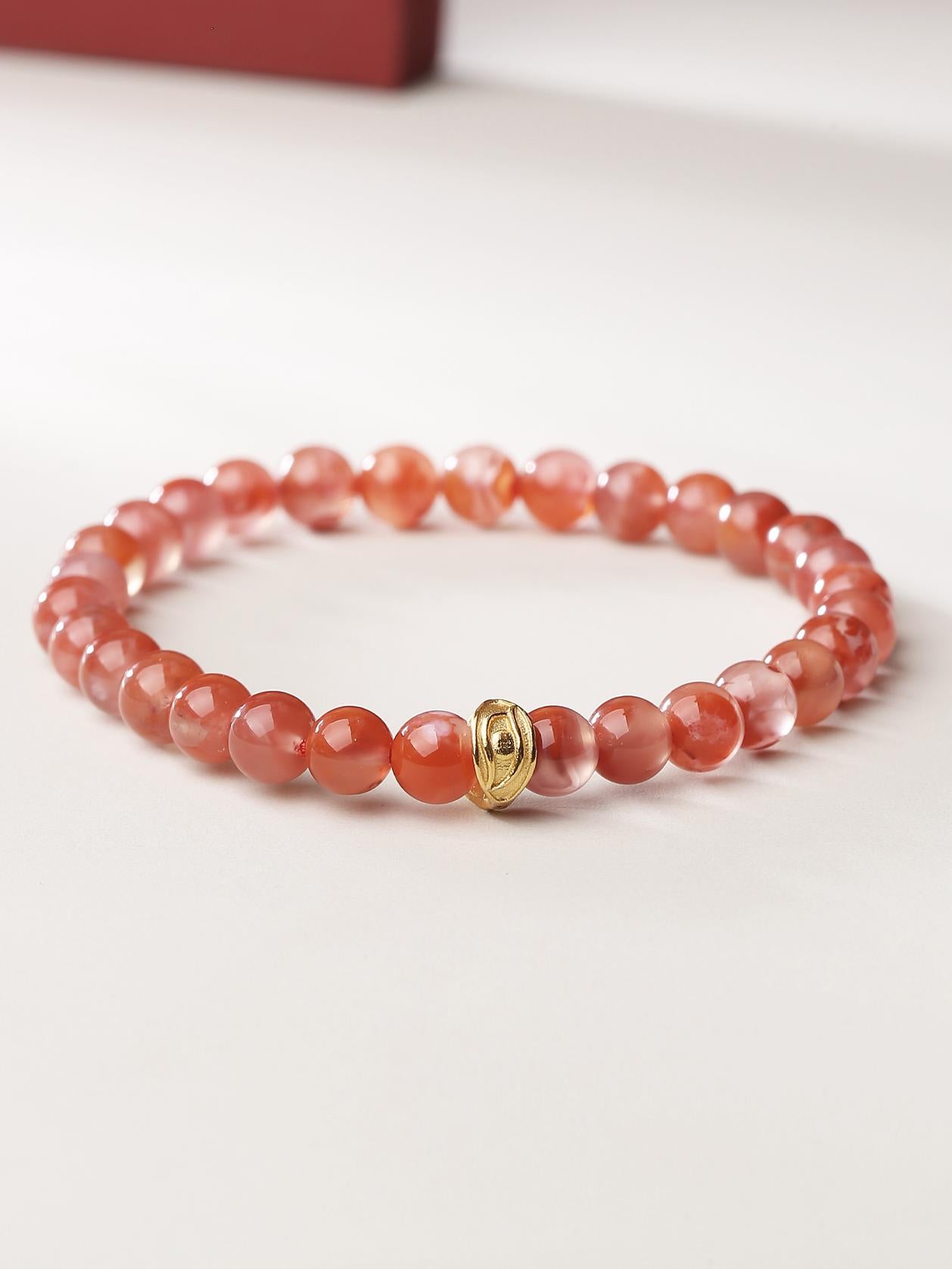 Handcrafted with care, this red agate bracelet featuring the Eye of Wisdom brings spiritual protection, guidance, and positive energy to the wearer. A powerful talisman.