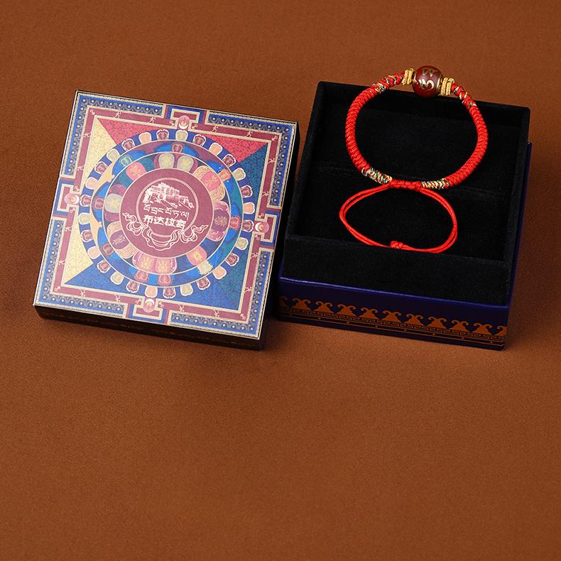 Unique Scented Ash bracelet featuring the Six-Character Mantra, designed for spiritual protection, healing, and inner peace. A masterpiece of Tibetan Buddhist jewelry art.