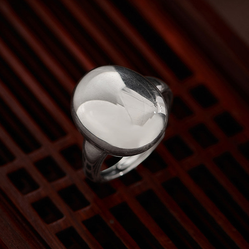 Silver Copper Mountain Ghost Ring