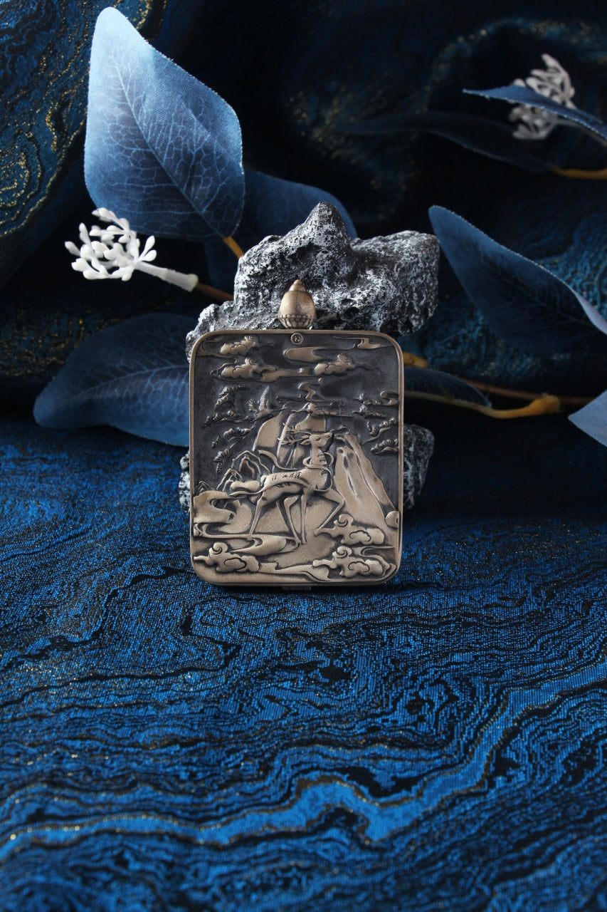 The Acala Thangka pendant, recognized as the primary spiritual patron and protector for those born in the Year of the Rooster.