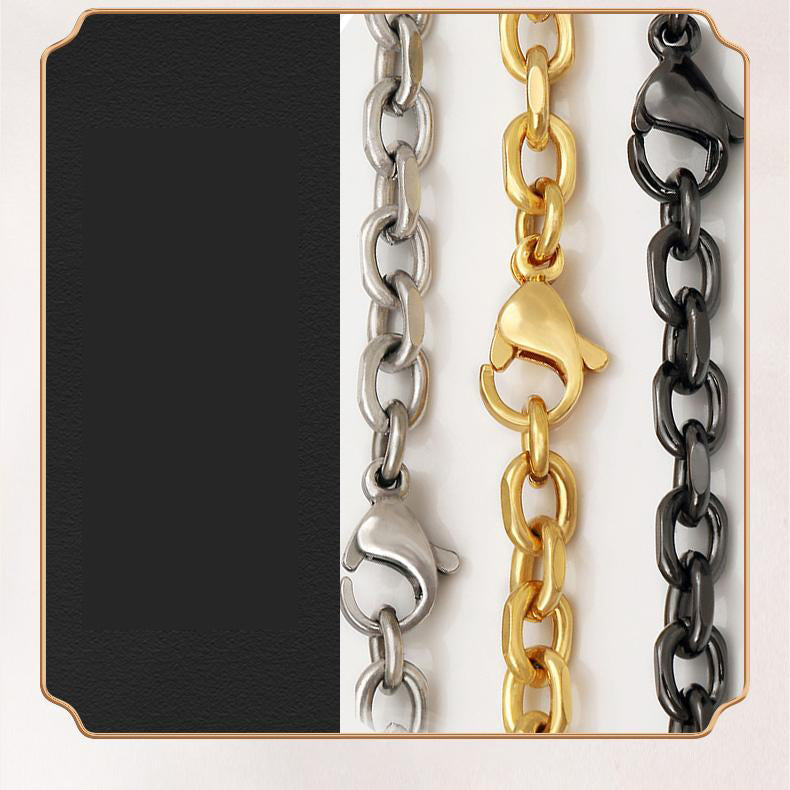 Handmade Tibetan gunmetal necklace symbolizing protection and calmness.