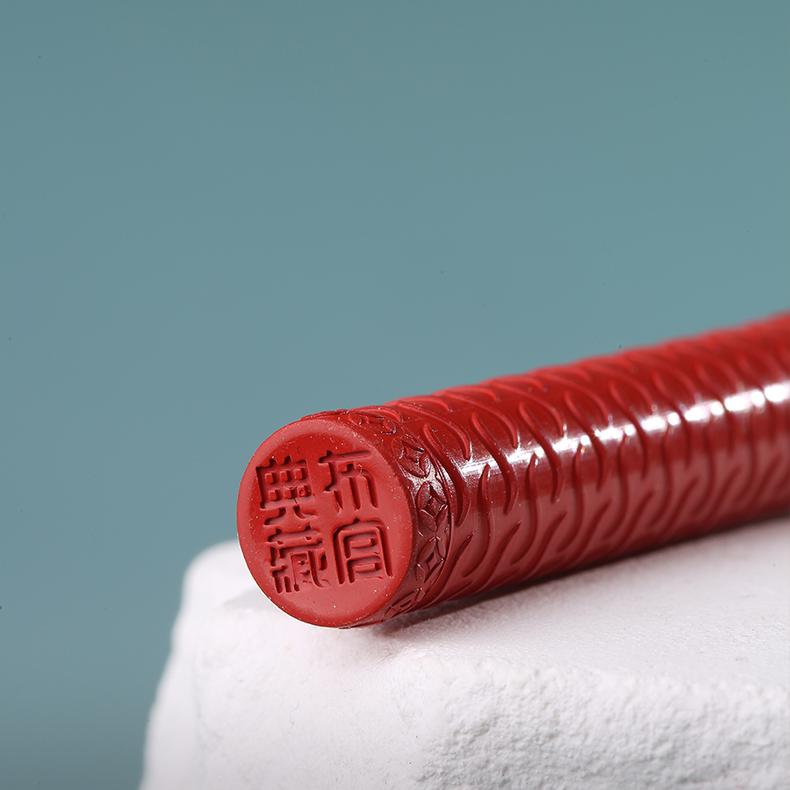 Handcrafted Tibetan Buddhist Authority Staff Pendant with Tian Zhu and Agate Beads