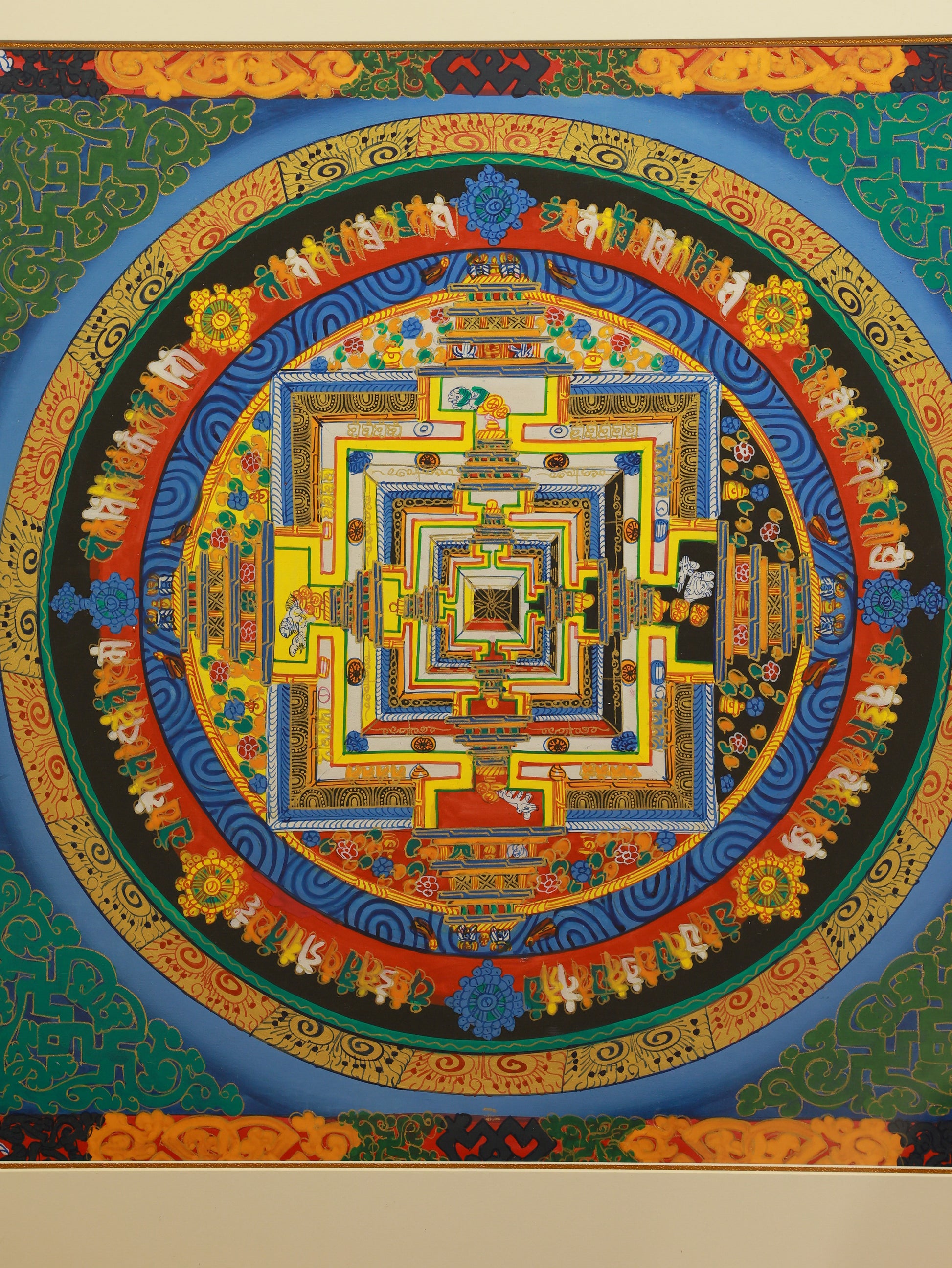 Chakrasamvara Mandala thangka in Tibetan Buddhism, representing tantric union, ultimate bliss, and profound spiritual realization.