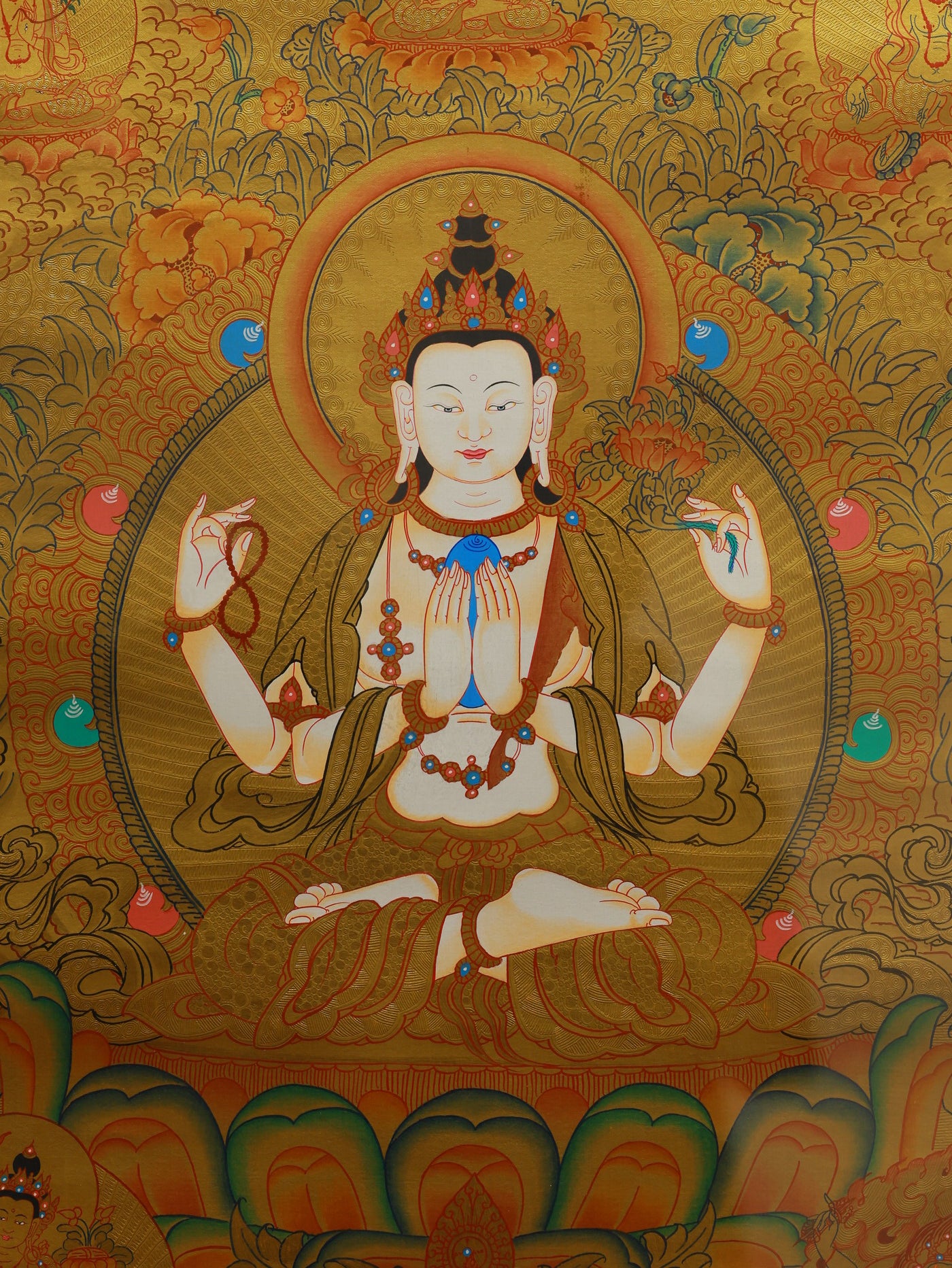 tibetan-buddhist-culture-golden-four-armed-avalokiteshvara-thangka-06.jpg
