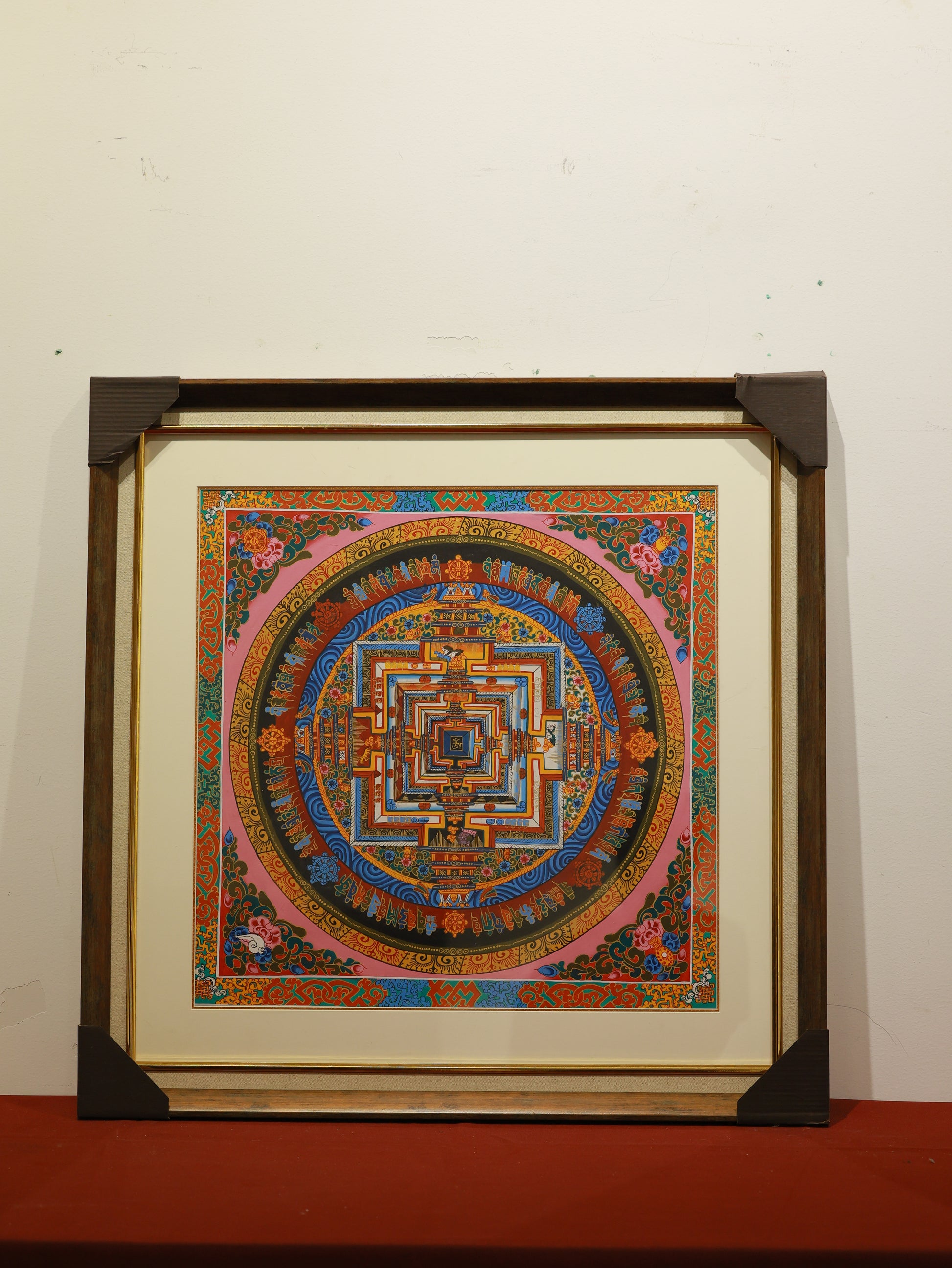 Tibetan tantric Guhyasamaja Mandala artwork with detailed iconography for meditation and Vajrayana practice.