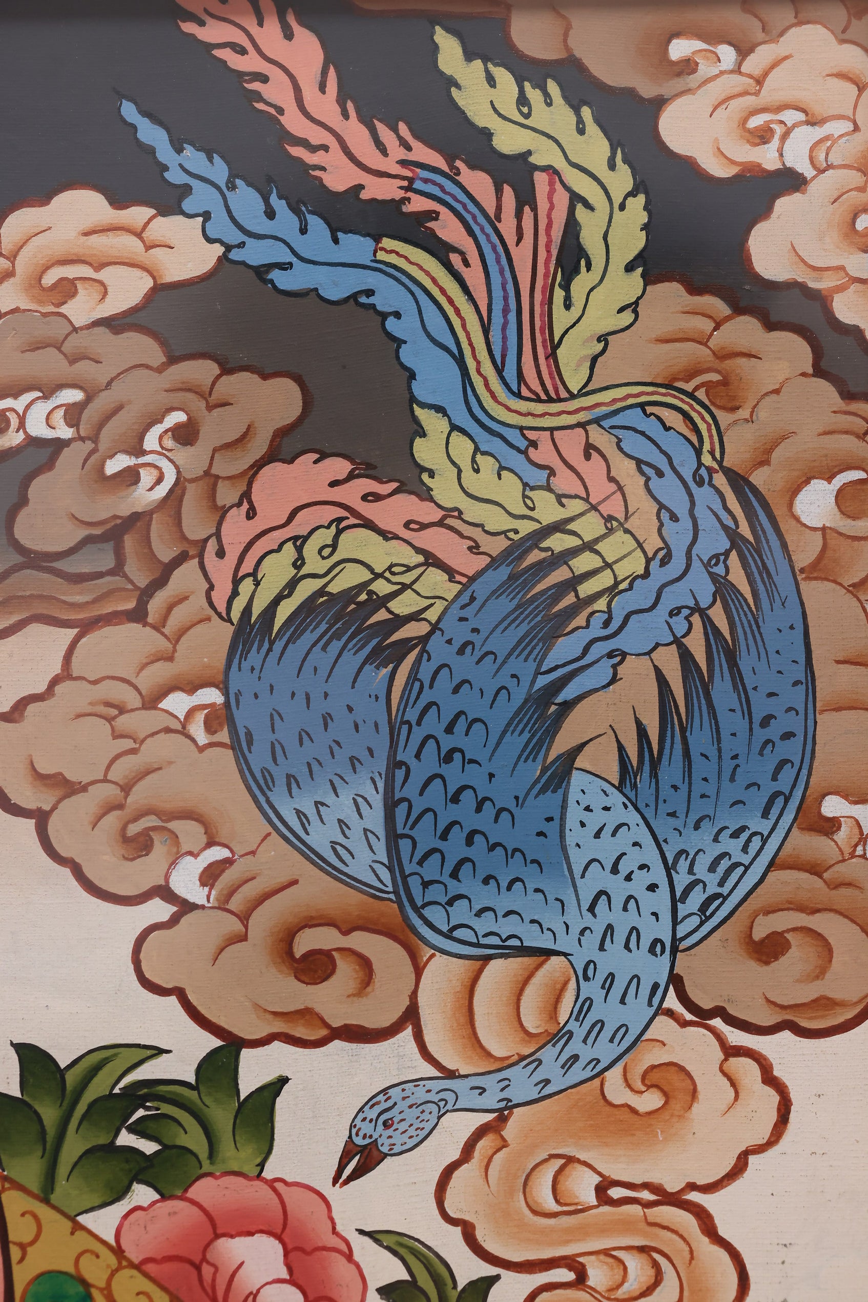 Longevity Buddha Thangka designed for meditation and personal spiritual practice in Tibetan Buddhism.