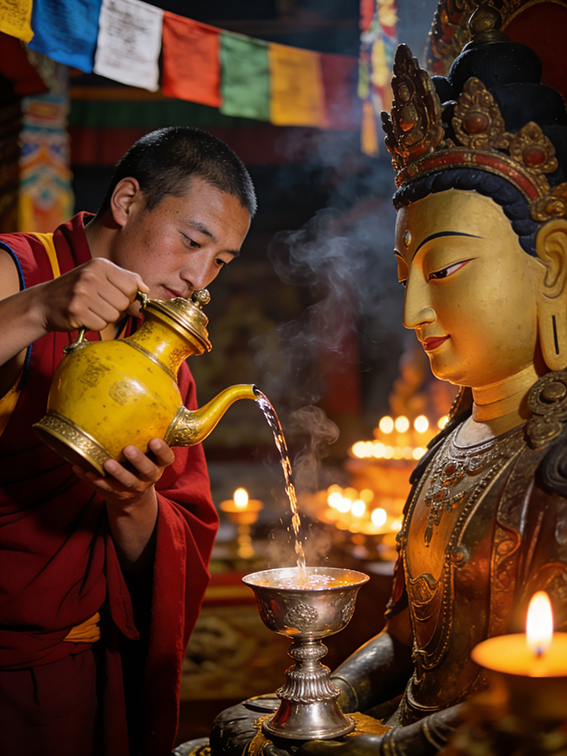 Wine Offering Ritual
