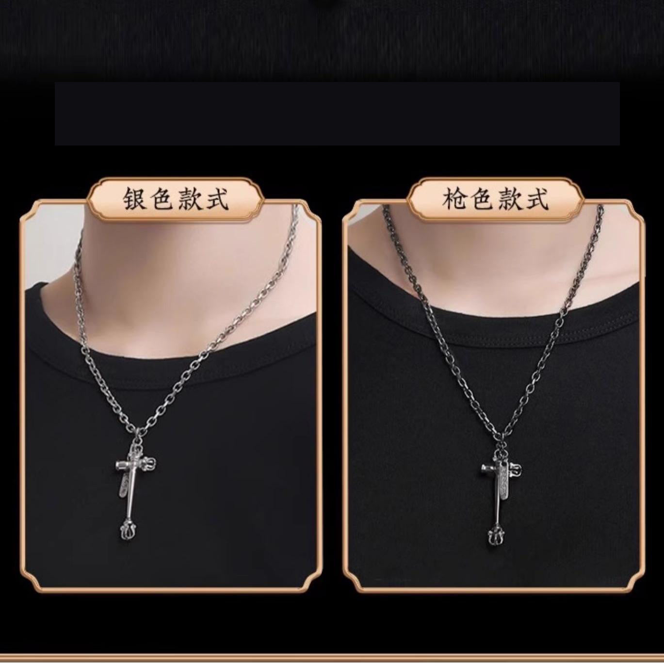 Handcrafted Tibetan gold pendant necklace symbolizing prosperity and strength.