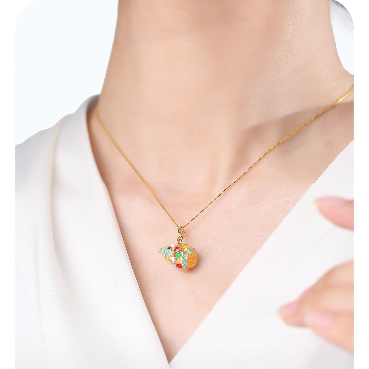 Tibetan Buddhist enamel jewelry merging art and spiritual symbolism.