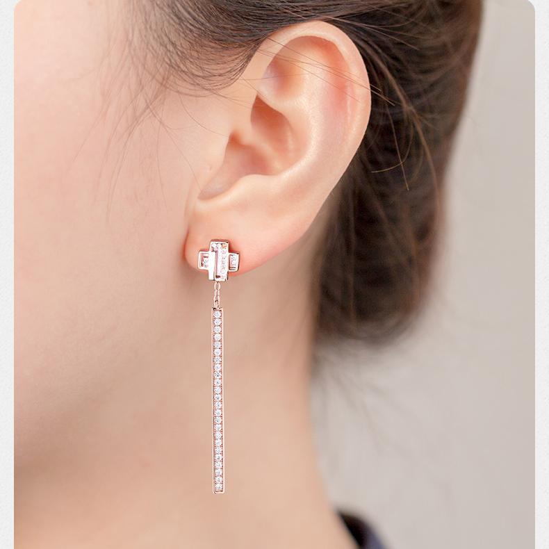 Artisan Tibetan Buddhist earrings inspired by the mythical dragon, symbol of strength and prosperity.