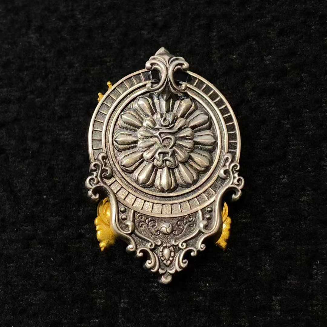 Tibetan Buddhist Jewelry Culture Green Tara S925 pendant, exquisite jewelry art representing compassion and spiritual support.