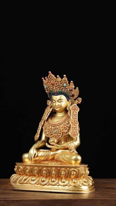 Sacred Tibetan Buddhist Jowo Buddha statue for home shrine, handcrafted Buddha Statue-Art symbolizing wisdom, compassion, and spiritual awakening