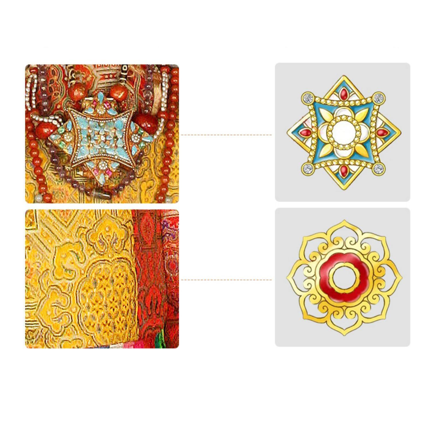 "Elegant handmade Tibetan Buddhist earrings in 925 silver featuring a hollow lotus flower and flowing silver tassels, symbolizing purity and transformation."