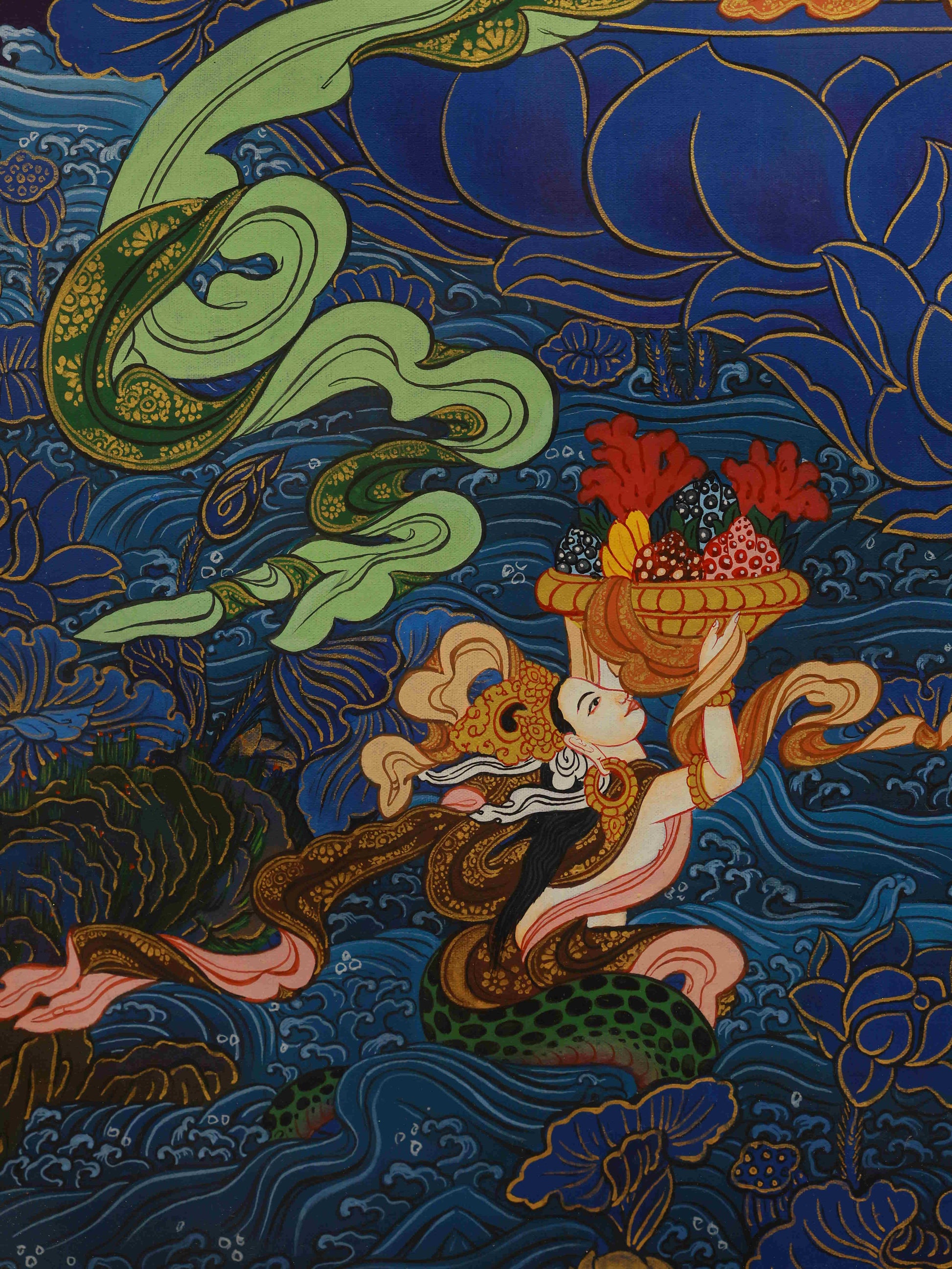 tibetan-buddhist-wisdom-deity-manjushri-thangka-handcrafted-buddha-art