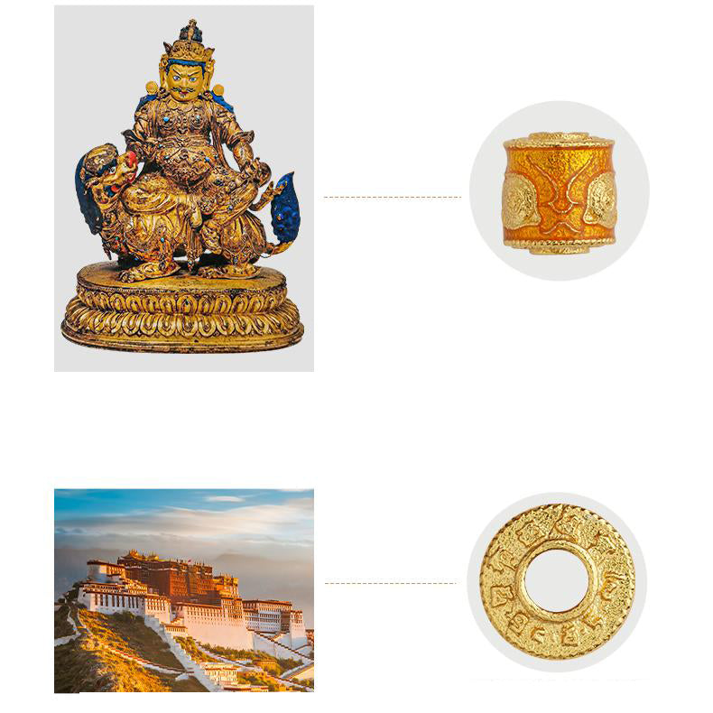 Handcrafted Agate Nine Eyes Pendant Necklace with Copper and Silver Obsidian – Spiritual Awareness Jewelry