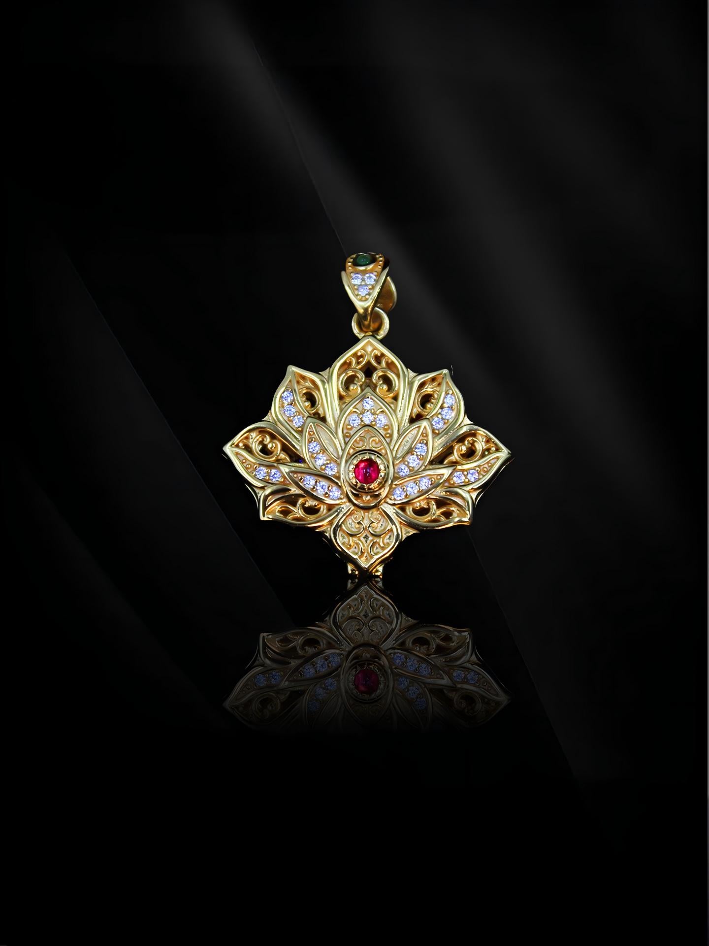 Artisan-crafted openable lotus Gau box from Tibetan Buddhist sacrificial implements culture, designed to hold sacred mantras and relics.