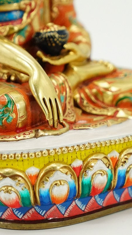 tibetan-buddhist-shakyamuni-buddha-statue-art-mineral-paint-hand-painted.jpg
Alt Text: Shakyamuni Buddha Statue with hand-painted mineral pigments, a powerful symbol of Buddhist wisdom and inner peace. Perfect for your meditation room or shrine space.